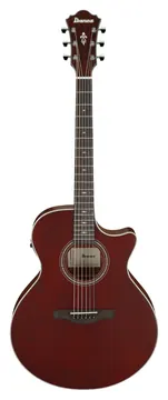 Ibanez AE100 BUF Burgundy Flat Aço
