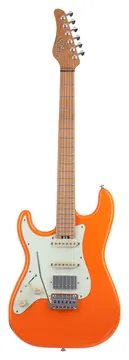 Schecter Nick Johnston Traditional HSS Atomic Orange Left Handed