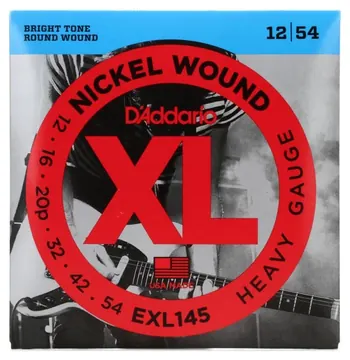 D'Addario EXL145 Nickel Wound Heavy Electric Strings (.012-.054)