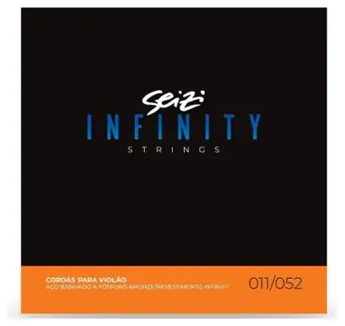 Seizi Encordoamento Para Violão Seizi Infinity 011 Coated Phosphor (10511)