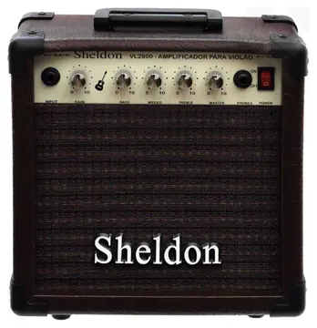 Sheldon Cubo Amplificador Sheldon VL2800 para Violão 20W RMS