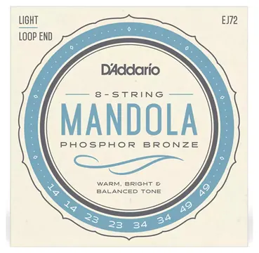 D'Addario D’addario EJ72 Mandola 14-49 Phosphor Bronze