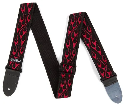 Dunlop Classic Flamed Red Guitarstrap