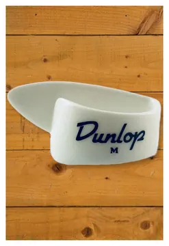 Dunlop WHITE MEDIUM THUMBPICKS Pk 4