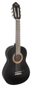 Valencia VC101 Classical Guitar | 1/4 Size | Black