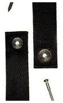 DiMarzio Gitarrengurt DiMarzio DD 2201BK Fasteners for Clip Gitarre/Bass, Nylon, ClipLock