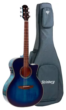Strinberg DA3SC BL Blue Burst Diamond Serie Eletroacustico C/ Bag