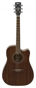 Cort AD 880 MCE DX | Folk | Aço | Bag (Capa) | Open Pore Mahogany (OP)