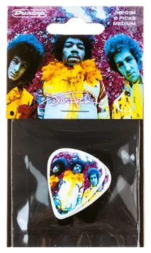 Dunlop Player's Pack - Plektrum Jimi Hendrix Experience, medium (6 Stck.) - ADU JHP01M