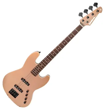 Baixo Ativo 4 Cordas Jazz Bass Waldman GJJF350A CP Champagne
