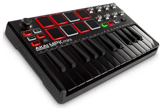Akai Controlador Midi Usb Akai Mpk Mini Mk2 25 Black