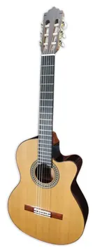 Guitarra Clássica Paco Castillo 224 CE Cedro Pau santo Equalizador e Cutaway