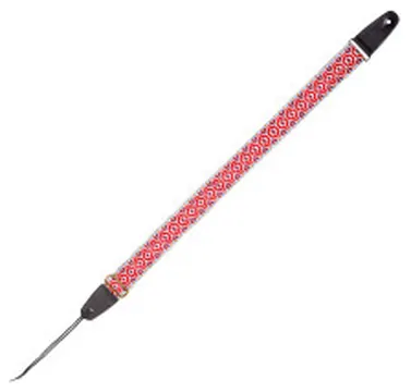 Bespeco Tcjrd Tracolla Jacquard Rosso, Fibbie IN Metallo