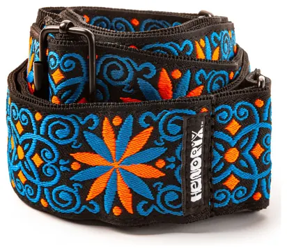 Dunlop Jimi Hendrix Blacklight Fillmore Blue Strap