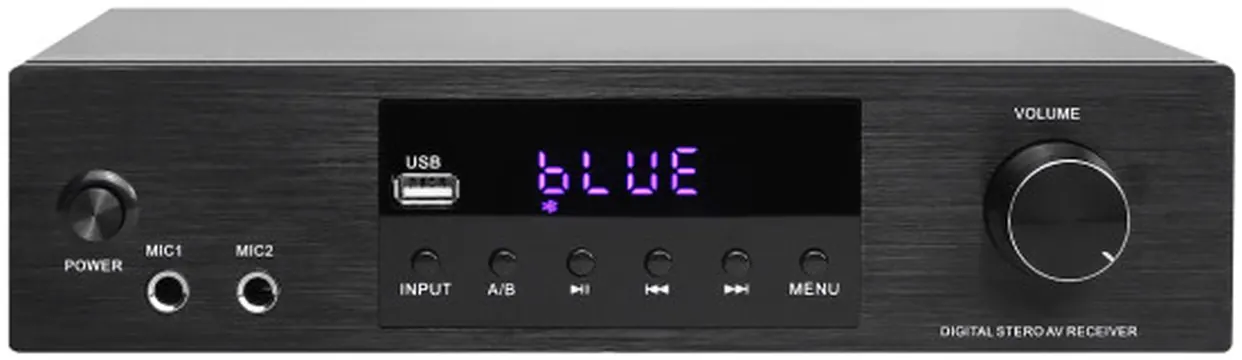 Glemm Amplificador Stereo 4x 50W BT/USB/FM