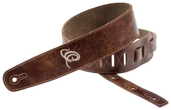 Ortega Ledergitarrengurt OSSU-50 Vintage Malt