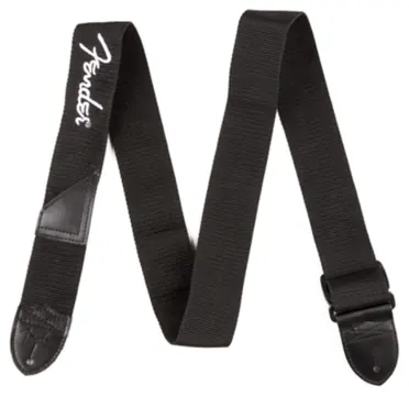Fender Correia Logo Fender Preto e Branco