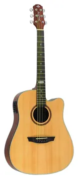 Strinberg SD200C NS Black Series Folk de Aço C/ Afinador Natural Fosco
