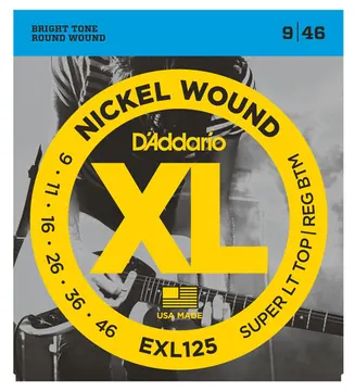 D'Addario EXL125 Electric Guitar String Set | 9-46