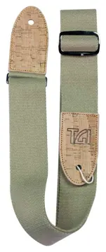 TGI Guitar Strap Woven Cotton Vegan - Natural