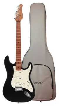 Benson Superstrato Hardy Series S 901 BK E/PW Preto Com Bag