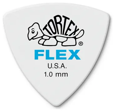 Dunlop Tortex Flex Triangle Plectra 1.0 mm 6 Pack
