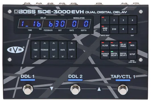 Boss SDE-3000 Eddie Van Halen Dual Digital Delay Pedal