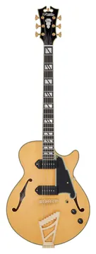 D'Angelico Deluxe SS Baritone Seidenmatt Honig