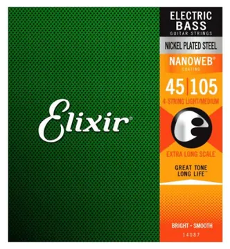Elixir 14087 Nanoweb XL Extra longscale Medium