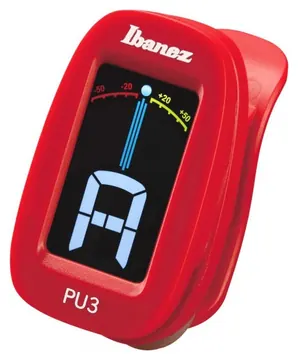 Ibanez PU3-RD - Accordeur Chromatique Clip - Rouge