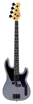 Tagima Contrabaixo Tagima TW-66 MDSV E/BK Metallic Deep Silver Precision Bass Passivo 4 Cordas