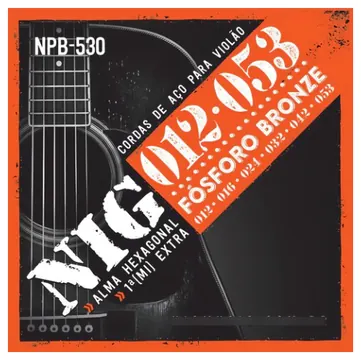 NIG Encordoamento Violao Aco Fosforo Bronze Nig Npb530 012