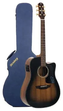Strinberg Diamond Series Folk Elétrico Dd6sc Koa Black Sunburst C/ Case (3378)