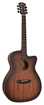 Cort Core-OC Mahogany OPBB Core Series Orchestra Model de Aço Open Pore Black Burst C/ Fishman e Hard Bag