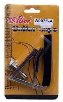 Alice A007F-A Capotasto Per Folk Cromato