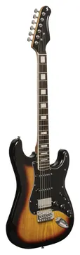Stagg SES-60 SNB Elektrische gitaar met massieve essen body, Sunburst