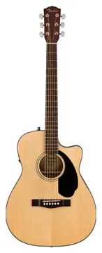 Fender Cc-60Sce Natural Chitarra Acustica Elettrificata