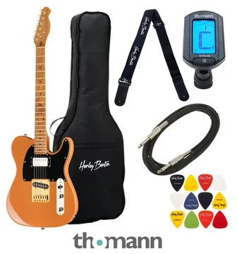Harley Benton TE-53KR BL Tribute Seri Bundle