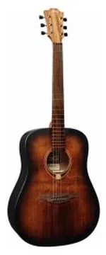 Lag T70D-B&B Dreadnought Black & Brown