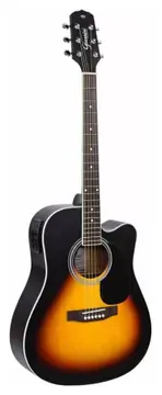 Giannini Folk Elétrico Gdc-1 Ceq Vsb-s Vintage Sunburst Satin (4567)