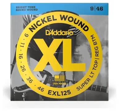 D'Addario EXL125 | XL Electric Guitar Strings 9-46