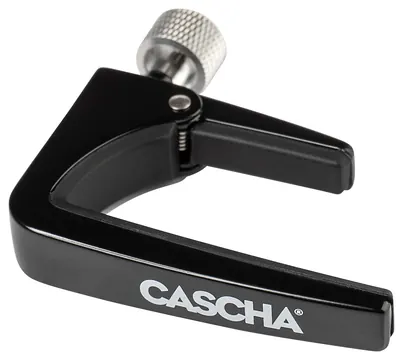 Cascha CACP2A Compact Capo Kapodaster für Akustik- und E-Gitarre
