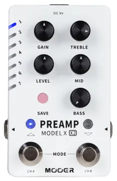 Mooer PREAMPMODELX2 pedale mooer preamp model x x2