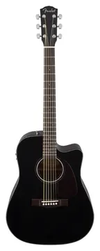 Fender CD140SCE V2 Chitarra Acustica Elettrificata Spalla Mancante Colore Nero