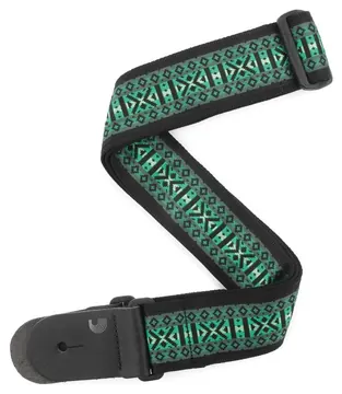 D"Addario Planet Waves D"Addario Woven Guitar tracolla Monterey 3 Green T20W1422