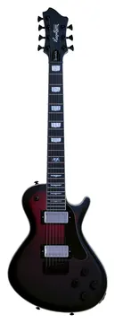 Hagstrom Krona 7 BBD E-Gitarre, burnt blood