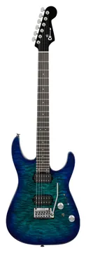 Charvel Pro Mod Plus Dinky DK24 HH 2PT Ebony Fingerboard Quilted Maple Chlorine Burst