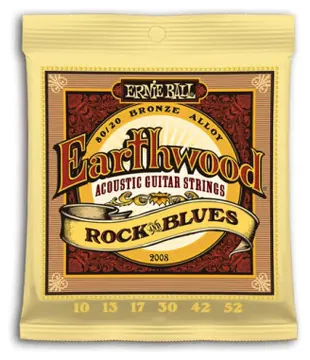Ernie Ball EARTHWOOD BZ. ROCK & BLUES 10-52