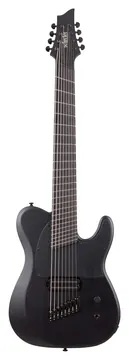 Schecter PT-8 MS Black Ops Satin Black Open Pore