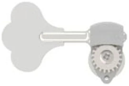 Hipshot HB6 3/8" Licensed Ultralite Bass Tuning Machine, HS0670KCT